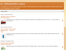 Tablet Screenshot of eldrogueroloco.com